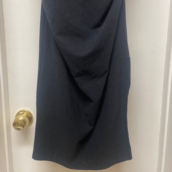 BEYOND YOGA Bump Icon Maternity Dress Spacedye Black EUC - Picture 7 of 11